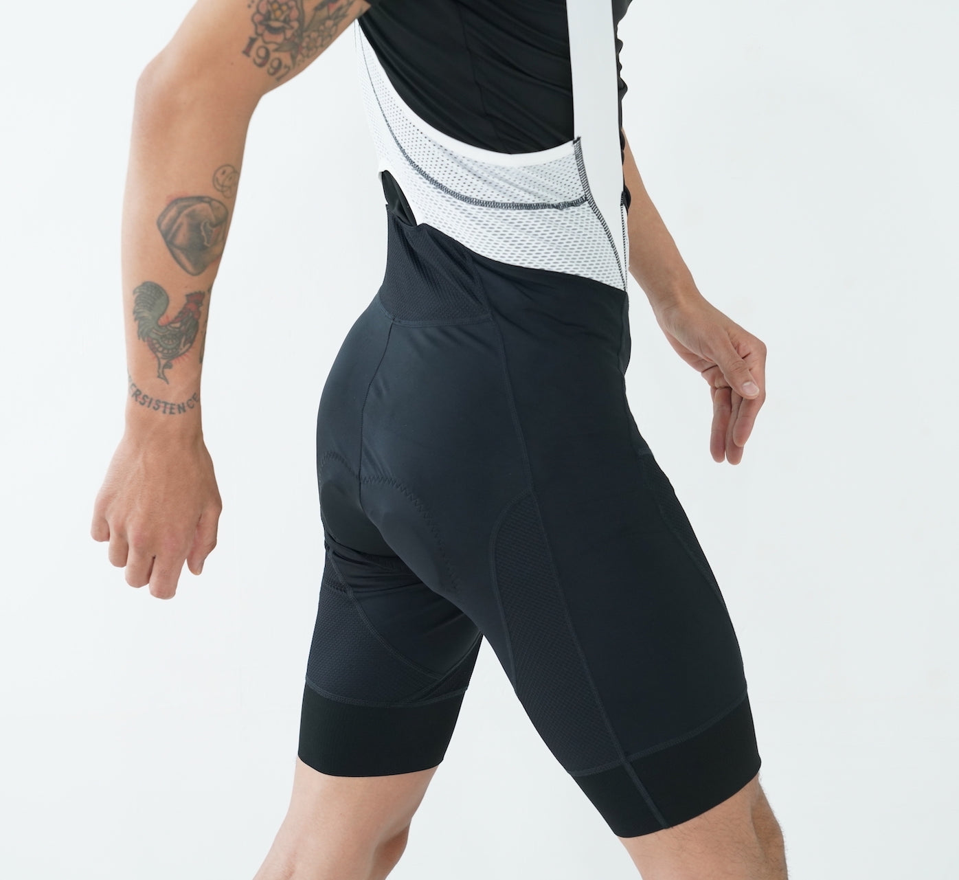 Cool Mesh Men's Bib Shorts Black