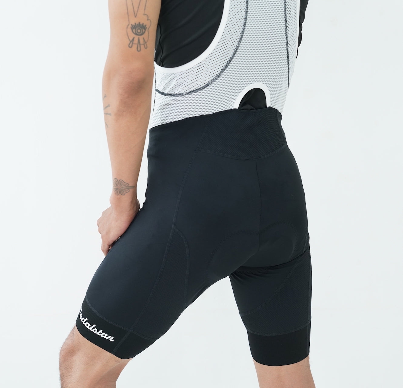 Cool Mesh Men's Bib Shorts Black
