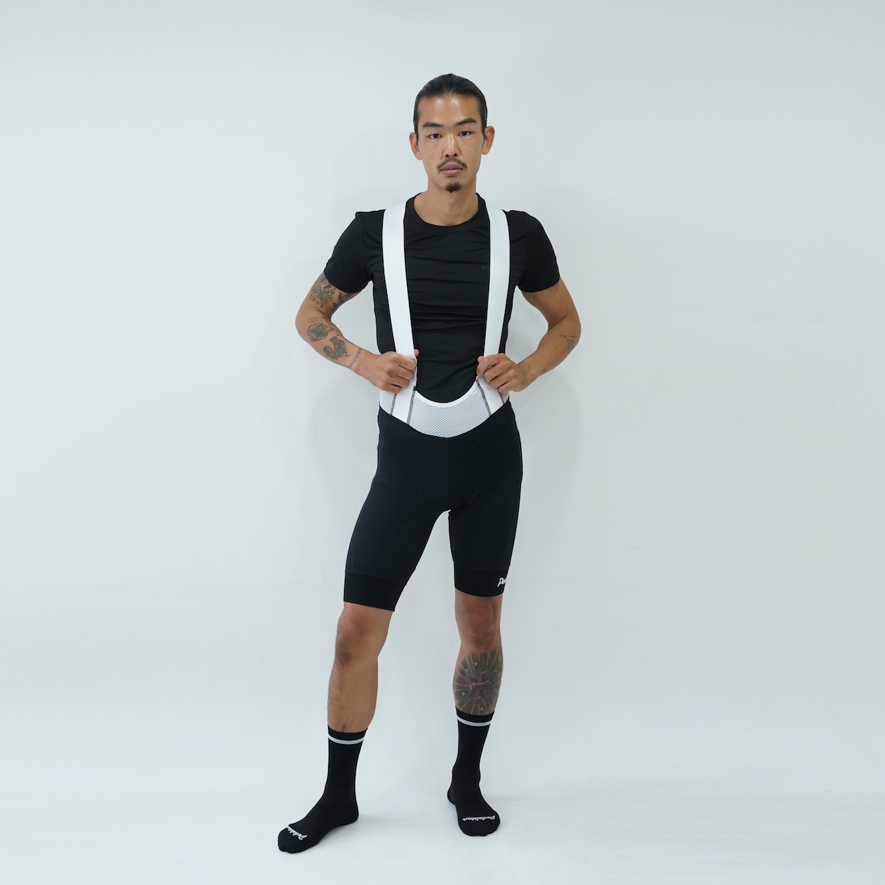 Cool Mesh Men's Bib Shorts Black