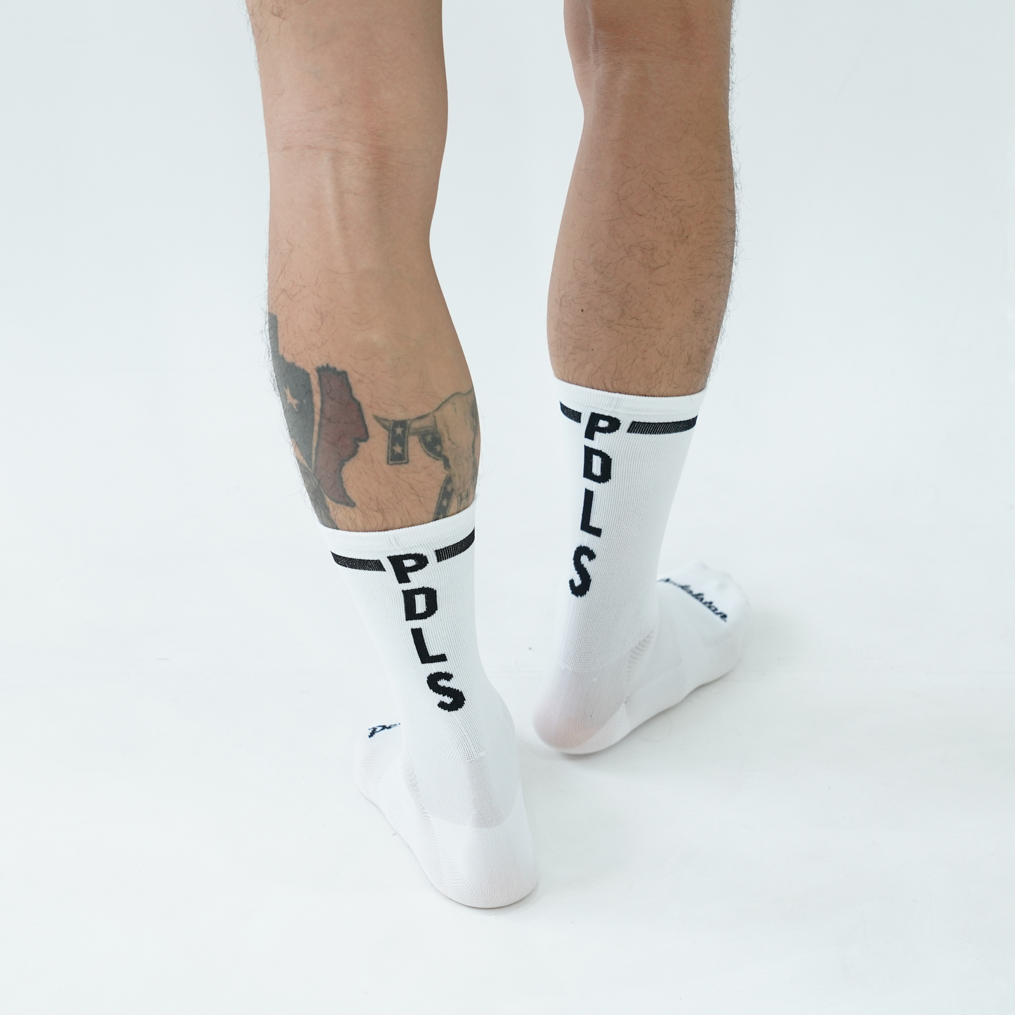 Men's PDLS Logo Socks White