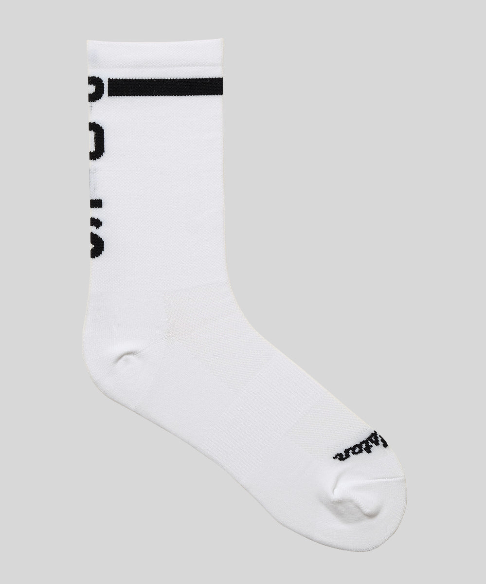 Men's PDLS Logo Socks White