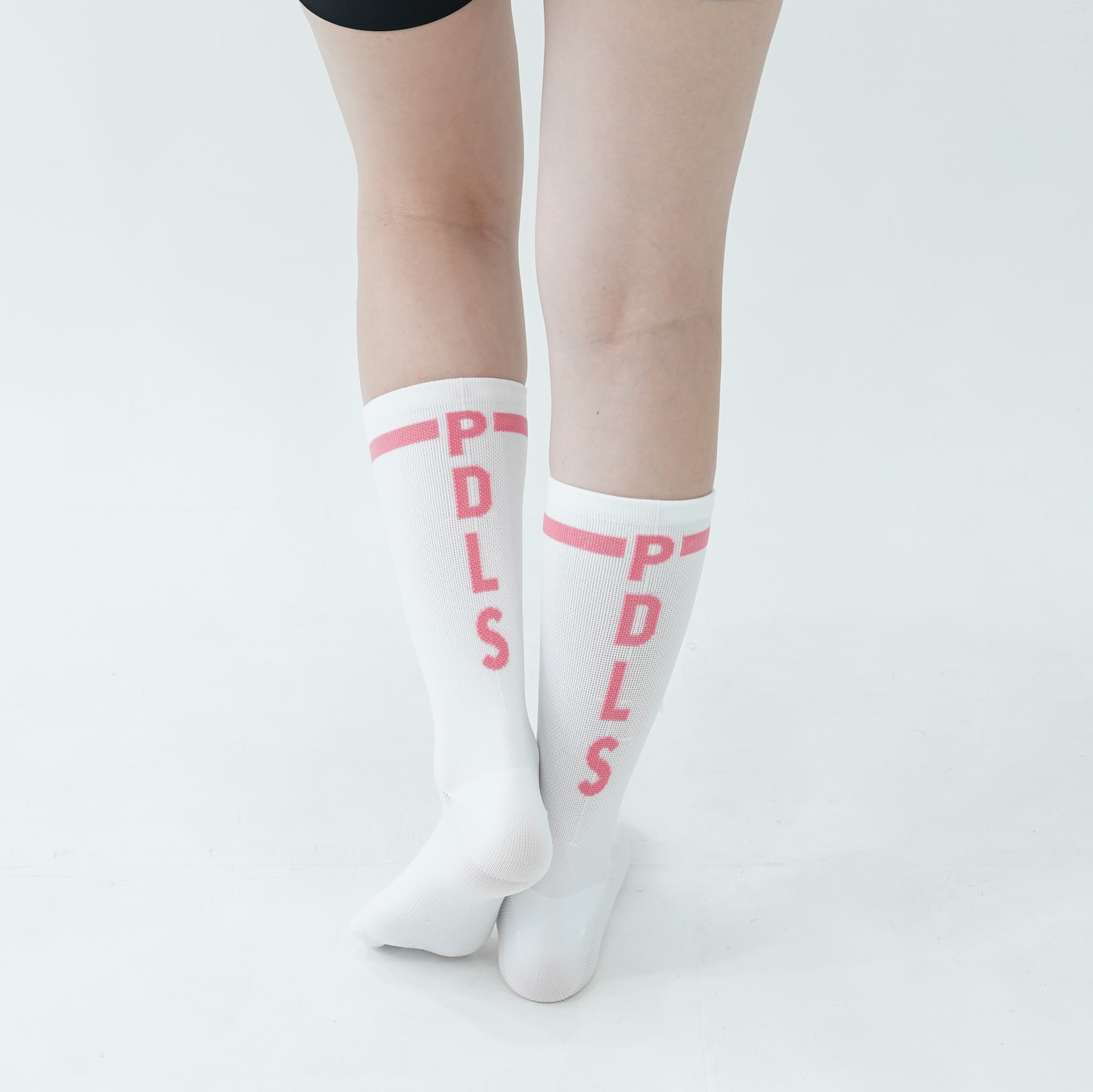 Women's PDLS Logo Socks White