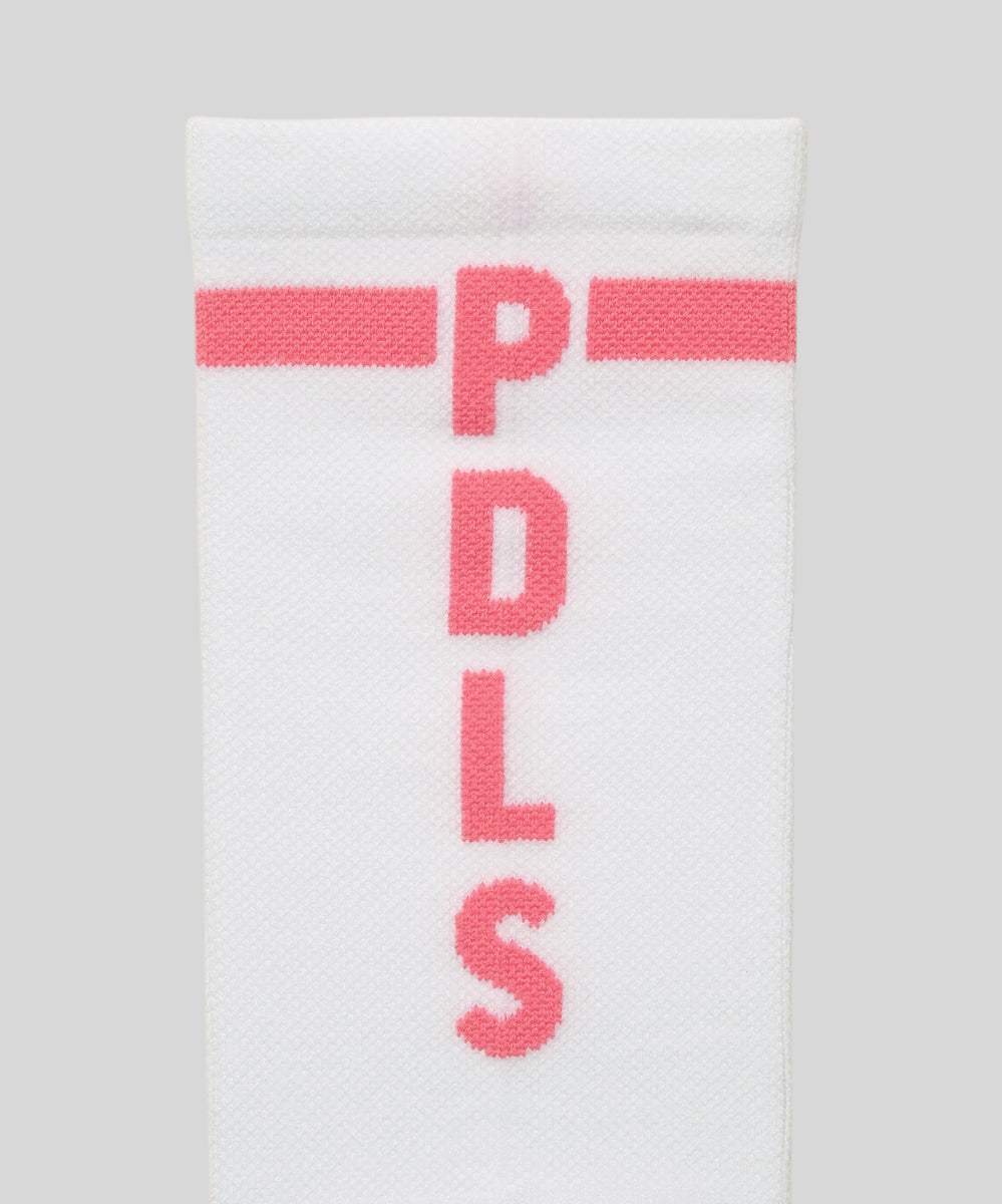 Women's PDLS Logo Socks White