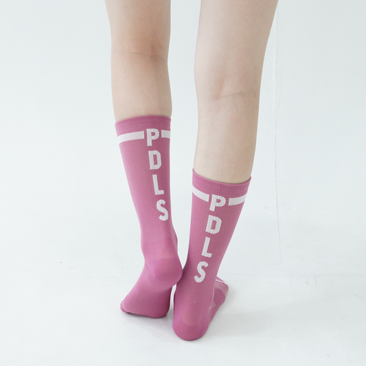 Women's PDLS Logo Socks Pink