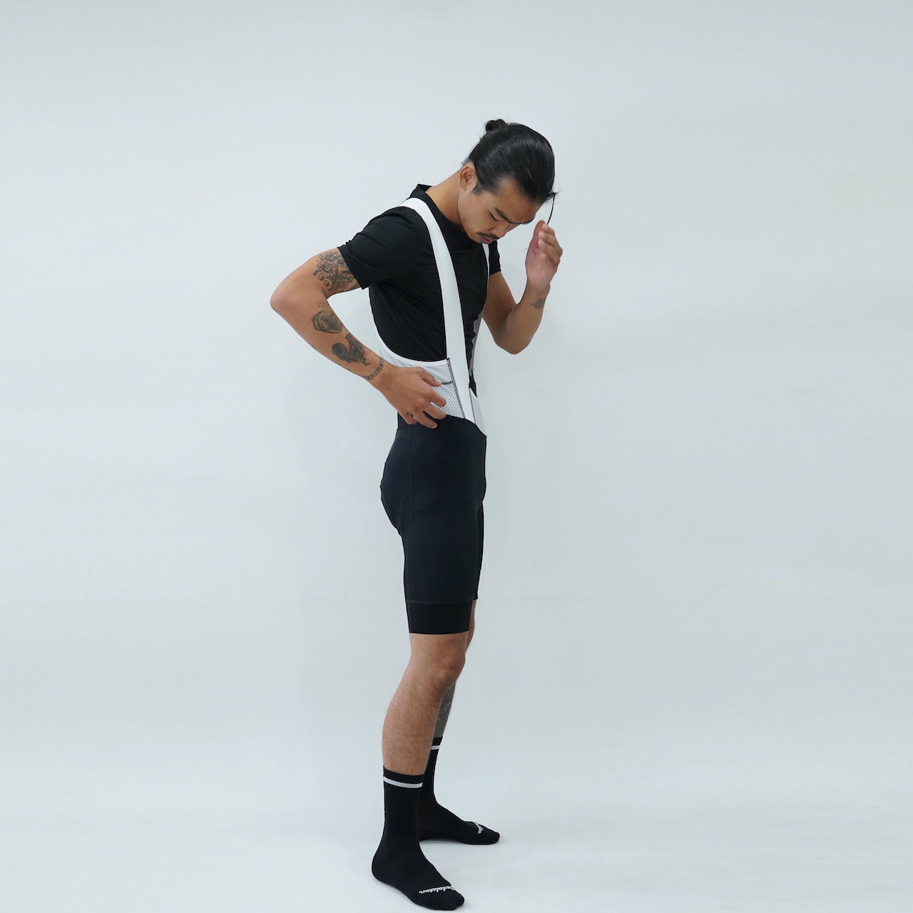 Cool Mesh Men's Bib Shorts Black